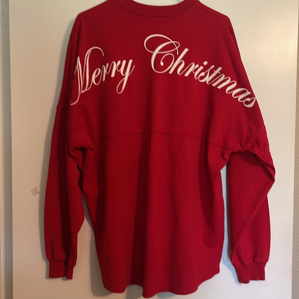 Christmas long sleeve red heavy jersey